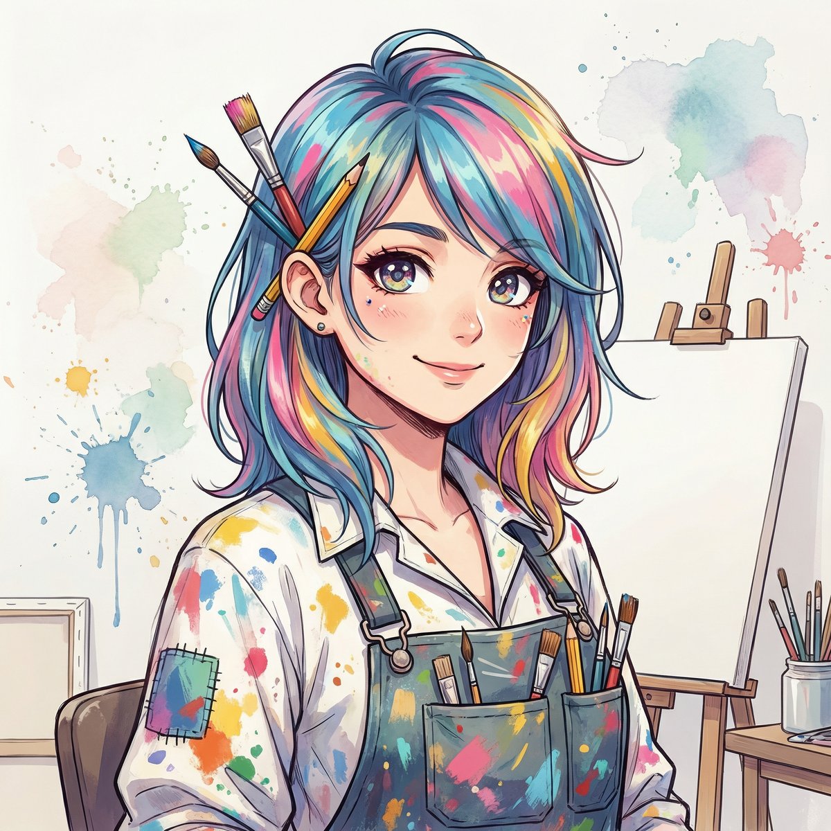 麻豆传媒动漫原画师林彩绘